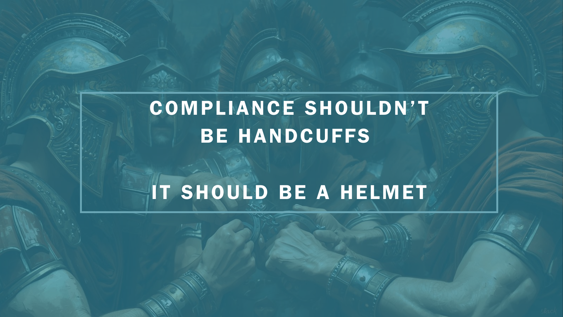 helmets not handcuffs