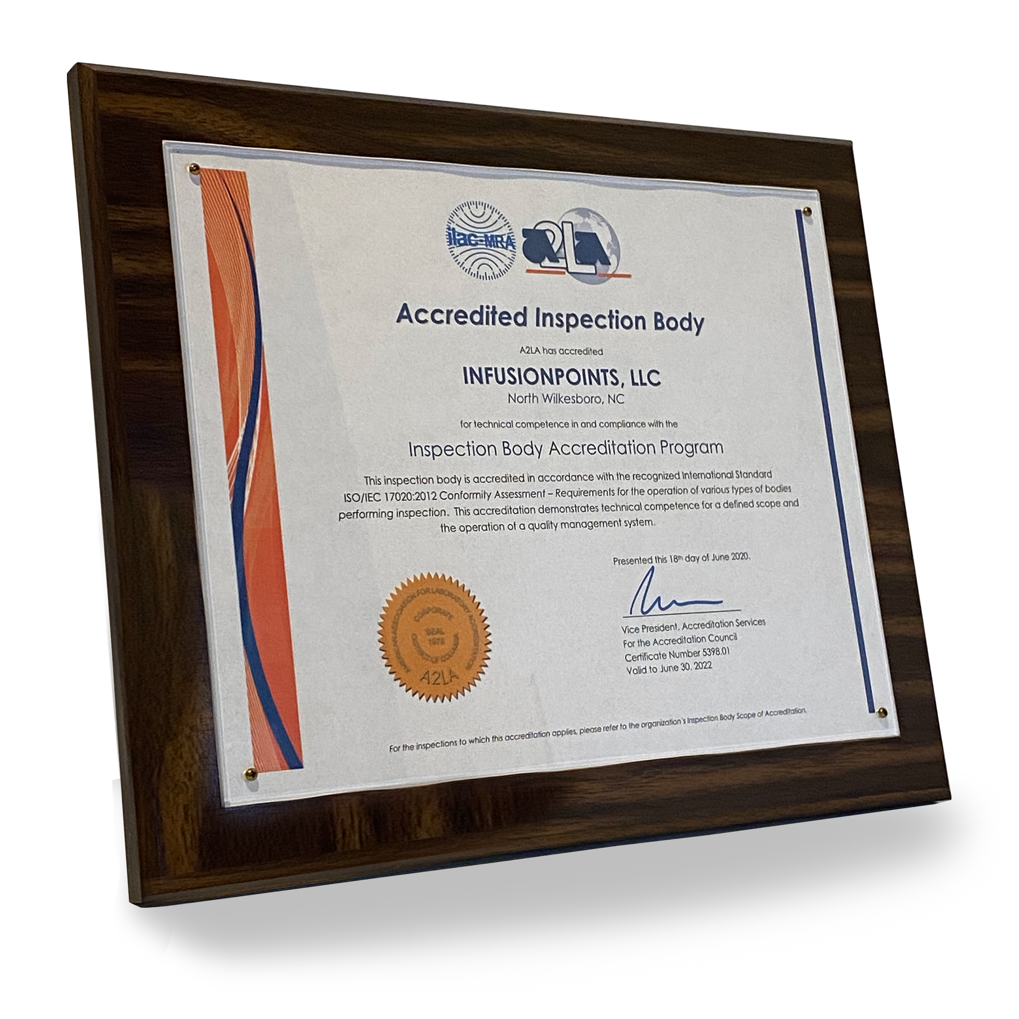 2020 Accredited Inspection Body