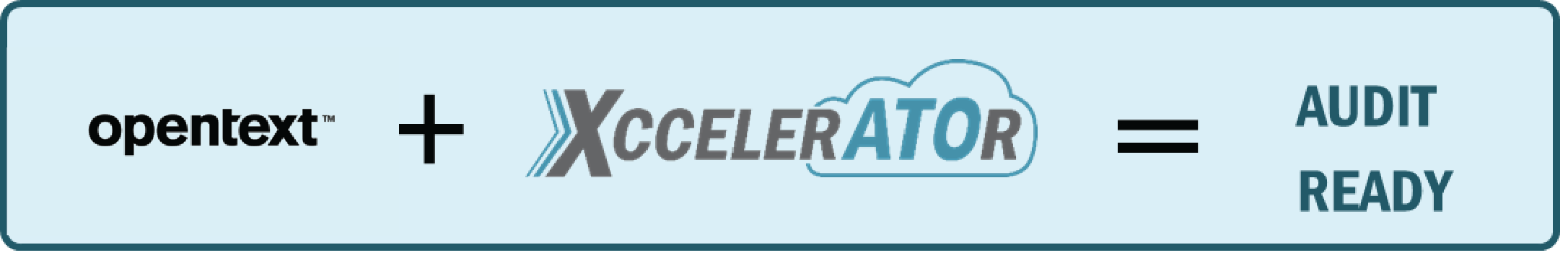 OpenText + XccelerATOr = Audit Ready