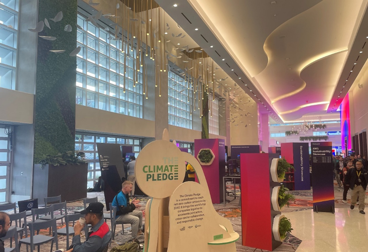 Ceasar’s Forum, AWS Sustainability Showcase.